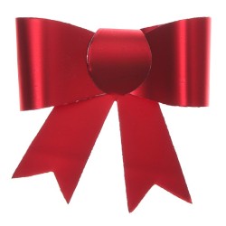 4  Kleine Schleife Sticker, rot, 5 x 4.5 cm