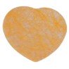50 Confettis coeurs, intissés, mandarine, 5 cm env.