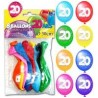 Sachet de 8 ballons 20ans ,Ø30 cm Sachet de 8 ballons 20ans ,Ø30 cm