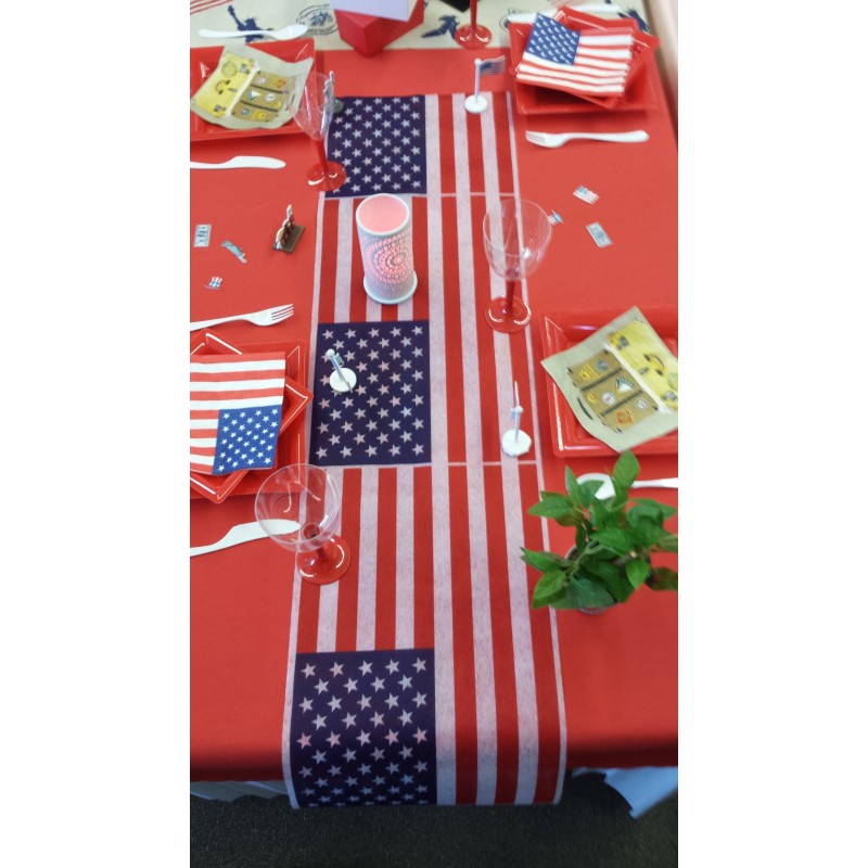 Idée décoration de table thème USA Idée décoration de table thème USA