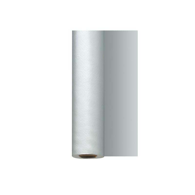 Rouleau de nappe Dunisilk 1,20 x 25 m, argent