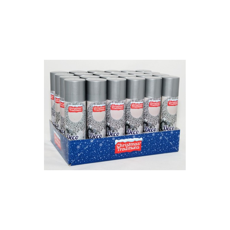 Aérosol décoration argent, 150 ml, ininflammable Aérosol décoration argent, 150 ml, ininflammable