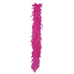 Boa en plumes, 1.80 mètres, 50 gr, fuchsia