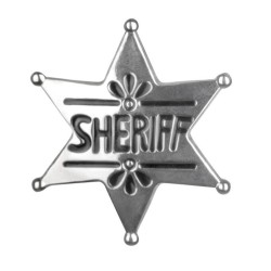 Insigne de "Sheriff", argent