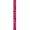  Geburtstag Band "Joyeux anniversaire", Fuchsie, 10 mm x 5 meter 