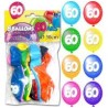 Sachet de 8 ballons 60 ans Sachet de 8 ballons 60 ans