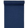 Chemin de table en jean, 28 cm x 3 mètres, bleu