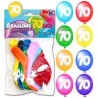 8 palloncini, 70 anni, ø 30 cm 8 palloncini, 70 anni, ø 30 cm