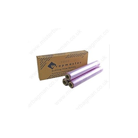 3 recharges pour mini appareil wrapmaster 30cmx100m