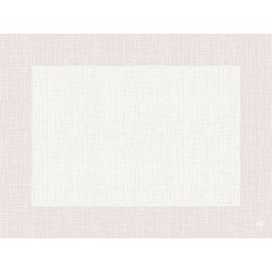 100 sets de tables Bio Dunicel Linnea 30x40cm blanc