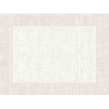 100 sets de tables Bio Dunicel Linnea 30x40cm blanc