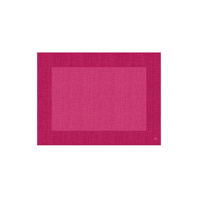100 set di dunicel biologico Linnea fucsia da tavolo 30x40cm