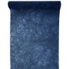 Chemin de table fanon, marine, 30 cm x de 5 mètres Chemin de table fanon, marine, 30 cm x de 5 mètres