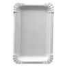 250 assiettes en carton rect. 13 x 20 cm, blanc 250 assiettes en carton rect. 13 x 20 cm, blanc