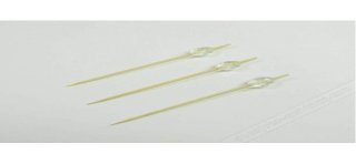 100 Piques en bambou avec diamants de décoration. 9cm