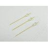 100 Piques en bambou avec diamants de décoration. 9cm