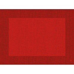 100 set Linnea biologica  Dunicel 30x40cm rosso