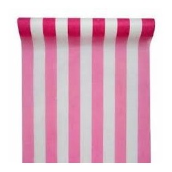 Runner da tavola a righe fucsia fanon 30 cm x 10m
