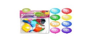 Sachet de 8 ballons vive la retraite