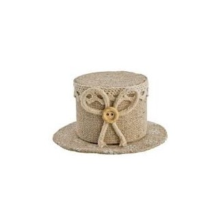 4 contenants chapeau en lin