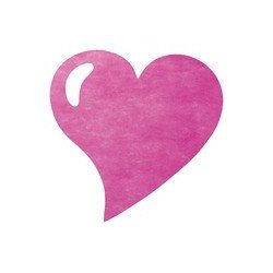 50 sottopiatto cuore fucsia, 38 x 38 cm