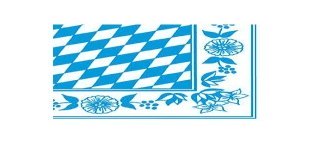 60 serviettes, Oktobertfest,  40x40