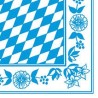 60 serviettes, Oktobertfest,  40x40 60 serviettes, Oktobertfest,  40x40
