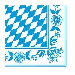 50 Serviettes 33x33 3 couches Oktobertfest