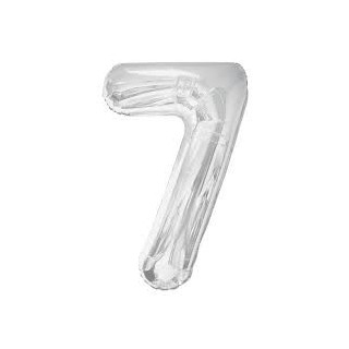 Pallone metallizato, 86cm, numero 7