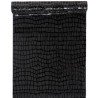 Chemin de table suédine , 28cm x 5m, noir