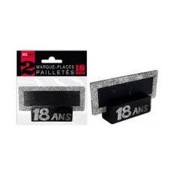 2 marque-places pailleté, 18ans