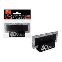2 Segna posti glitterati, 40 ans