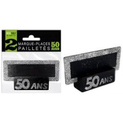2 Segna posti glitterati, 50 ans
