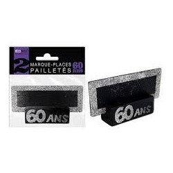 2 Segna posti glitterati, 60 ans