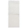 4 sacchetti per posate, punti metallici dorati, 10x25 cm