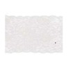 Chemin de table dentelle motif rose 17cmx5m, blanc Chemin de table dentelle motif rose 17cmx5m, blanc