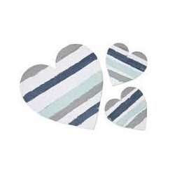 3 cuori decorativi in legno 2 dimensioni, GM10 cm e PM 5cm