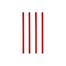 500 Pailles rouges Biodégradables 
