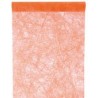 Chemin de table fanon, orange, 30 cm x 5 mètres Chemin de table fanon, orange, 30 cm x 5 mètres