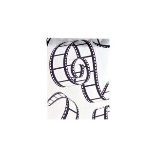 Tischläufer "Kino" schwarz, 30 cm x 5 mètres