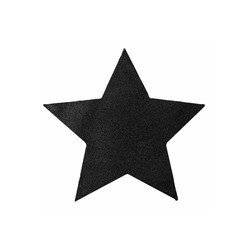 Sets de table étoile pailleté noir, sachet de 2 pièces