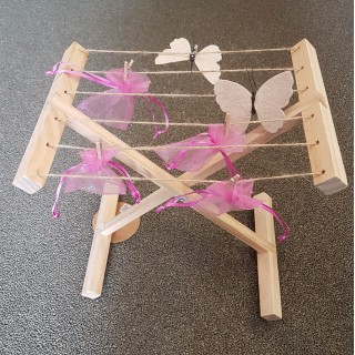 Porte linges en bois,  30x29x20cm