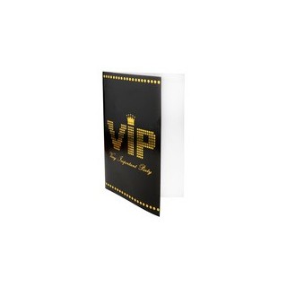 Carte VIP noir , sachet de 10 pièces
