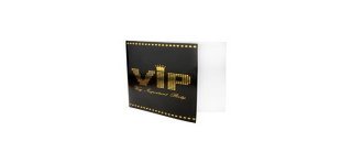 10 VIP-Karten, schwarz