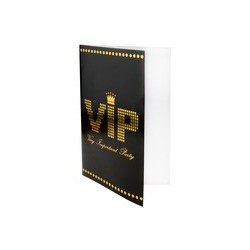 Carte VIP noir , sachet de 10 pièces
