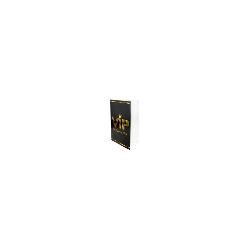Carte VIP noir , sachet de 10 pièces