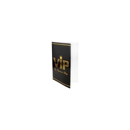 Carte VIP noir , sachet de 10 pièces
