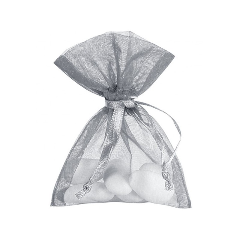 10 Sachets organdi, uni gris, 7.5 x 10 cm 10 Sachets organdi, uni gris, 7.5 x 10 cm