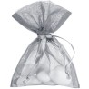 10 sacchetti di organza, grigio chiaro, 7,5 x 10 cm 10 sacchetti di organza, grigio chiaro, 7,5 x 10 cm