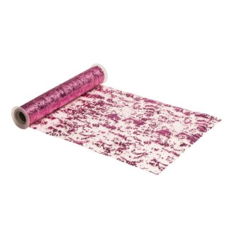Runner da tavola Eclats rosa, 29cmx5m